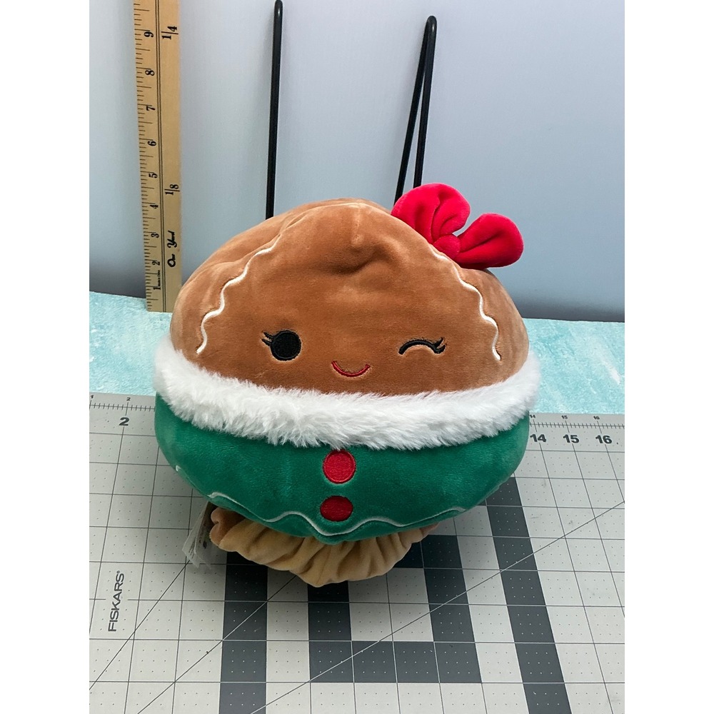 Squishmallows Flip-A-Mallows Jordan Denisse Gingerbread Reversible Plush 8 inch